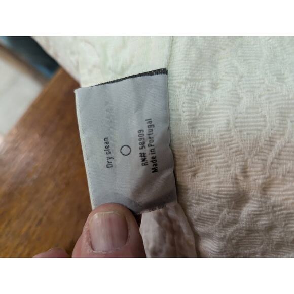 Southern Living Matelasse white cotton coverlet KING 92" X 96" blanket portugal - Picture 6 of 7